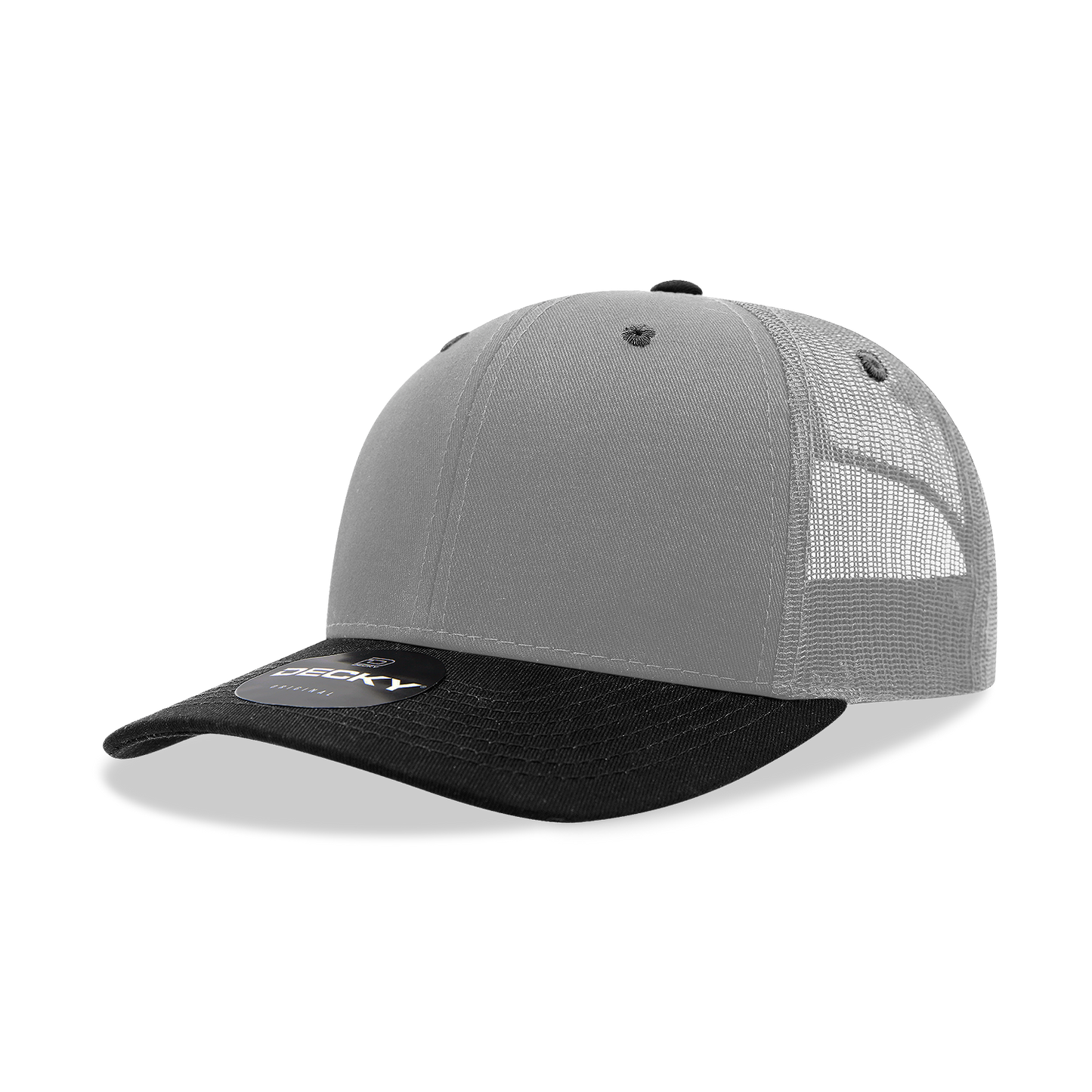 The Park Wholesale - Decky 6021 Classic Trucker Hat, Mid Pro Trucker, 6 Panel Cap
