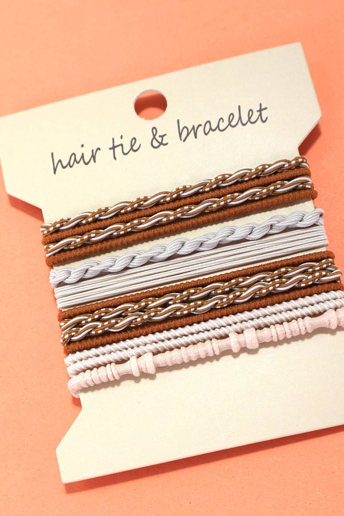 JOSSLYN by Wall to Wall - BOHO DUAL FUNCTION KNOT BRACELET HAIR TIES | 40BH103