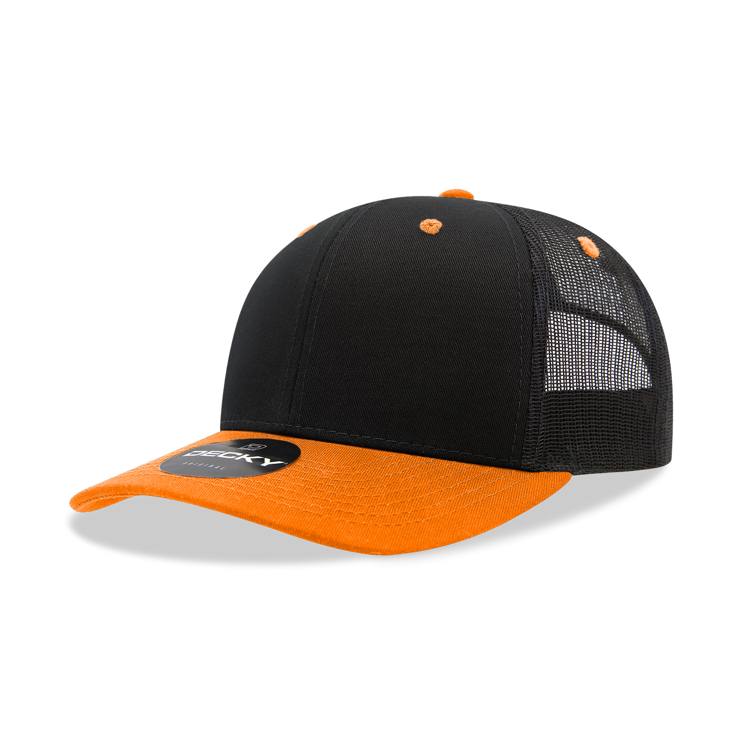 The Park Wholesale - Decky 6021 Classic Trucker Hat, Mid Pro Trucker, 6 Panel Cap