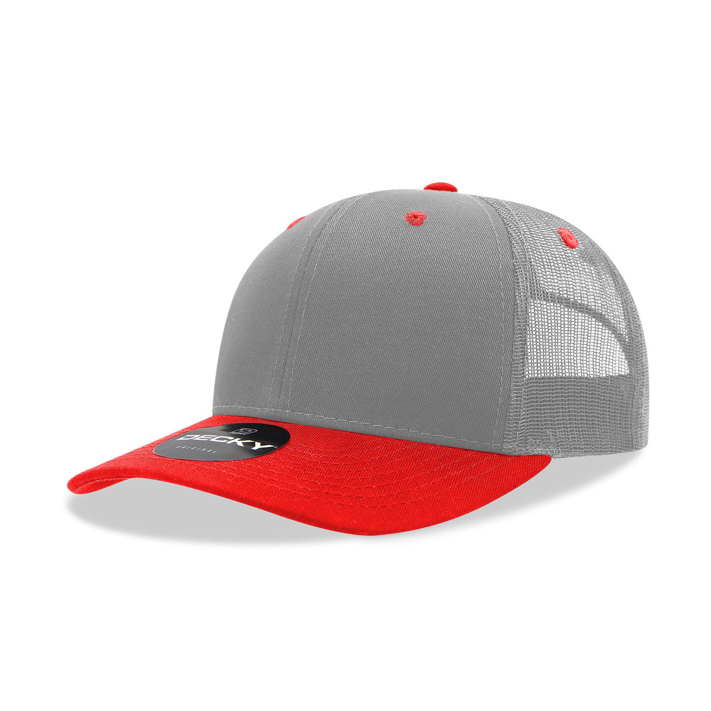 The Park Wholesale - Decky 6021 Classic Trucker Hat, Mid Pro Trucker, 6 Panel Cap