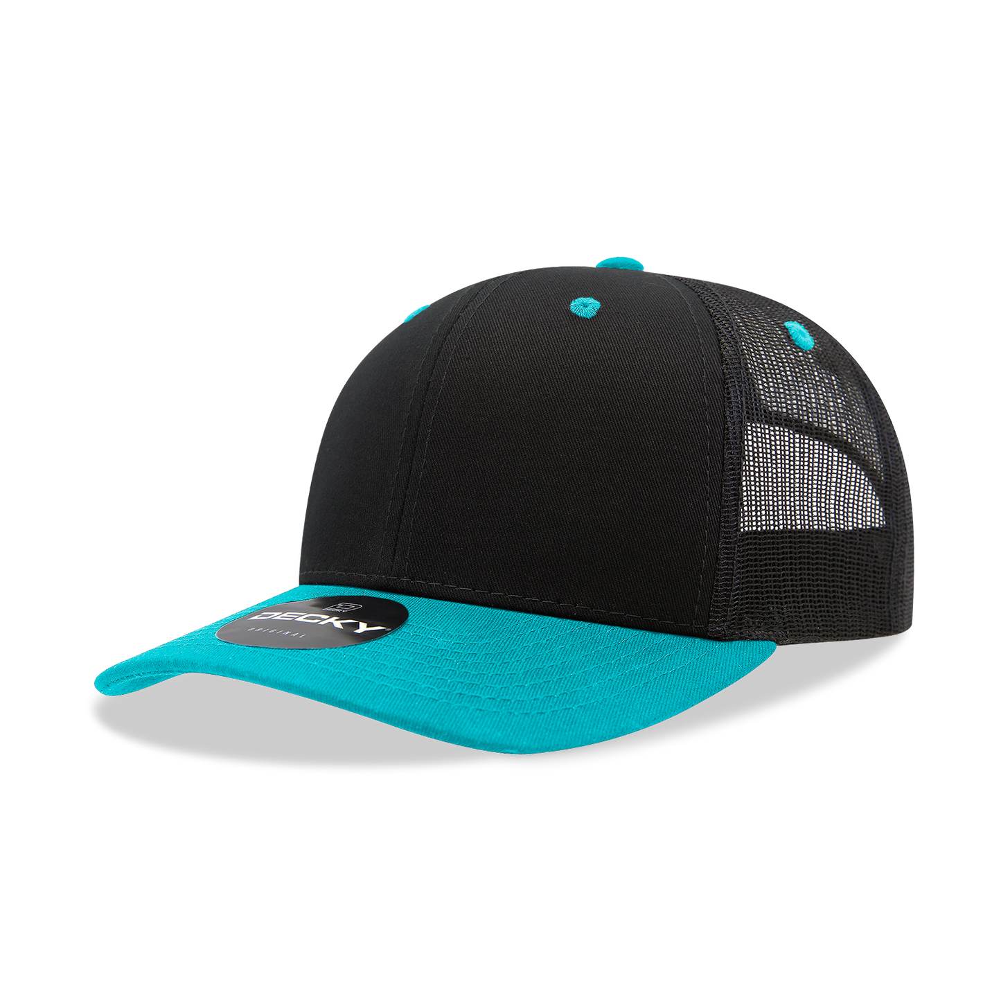 The Park Wholesale - Decky 6021 Classic Trucker Hat, Mid Pro Trucker, 6 Panel Cap