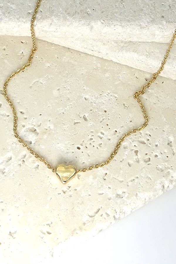 JOSSLYN by wall to wall - CLASSIC MINI HEART NECKLACE | 47N15737-HEART