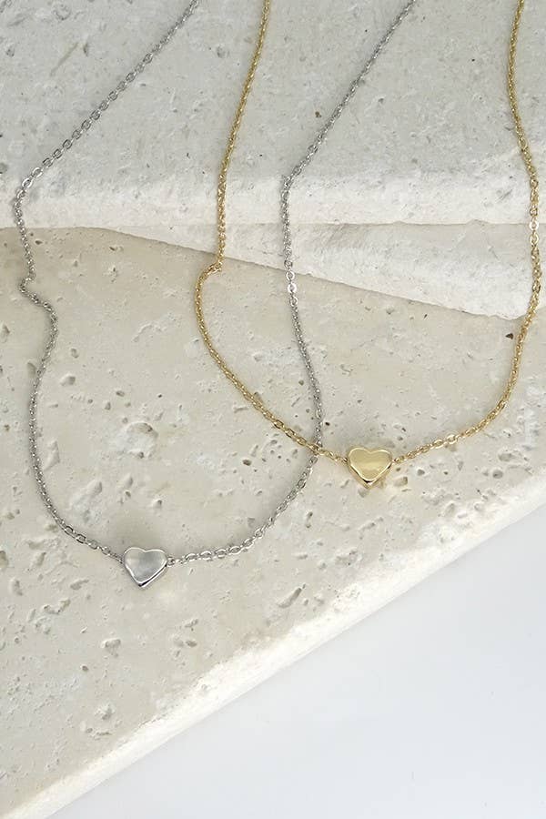 JOSSLYN by wall to wall - CLASSIC MINI HEART NECKLACE | 47N15737-HEART
