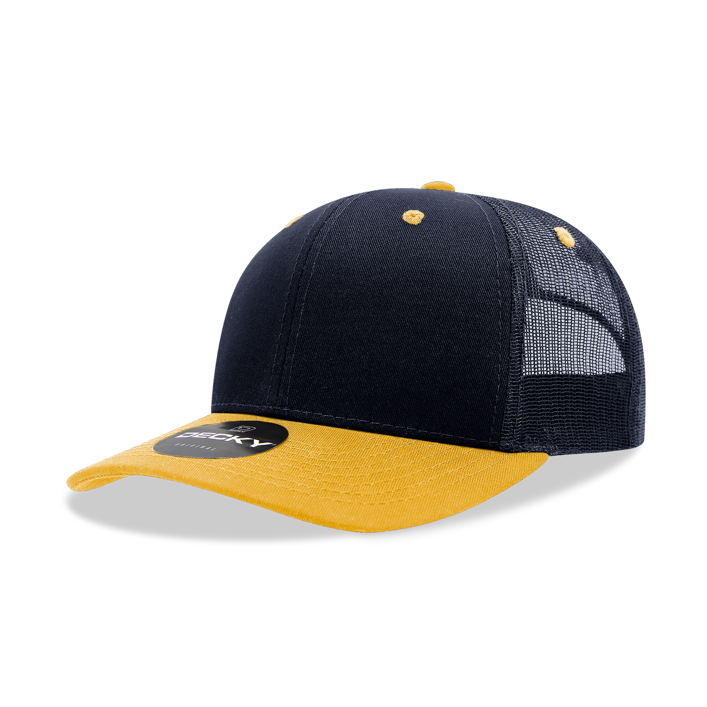 The Park Wholesale - Decky 6021 Classic Trucker Hat, Mid Pro Trucker, 6 Panel Cap