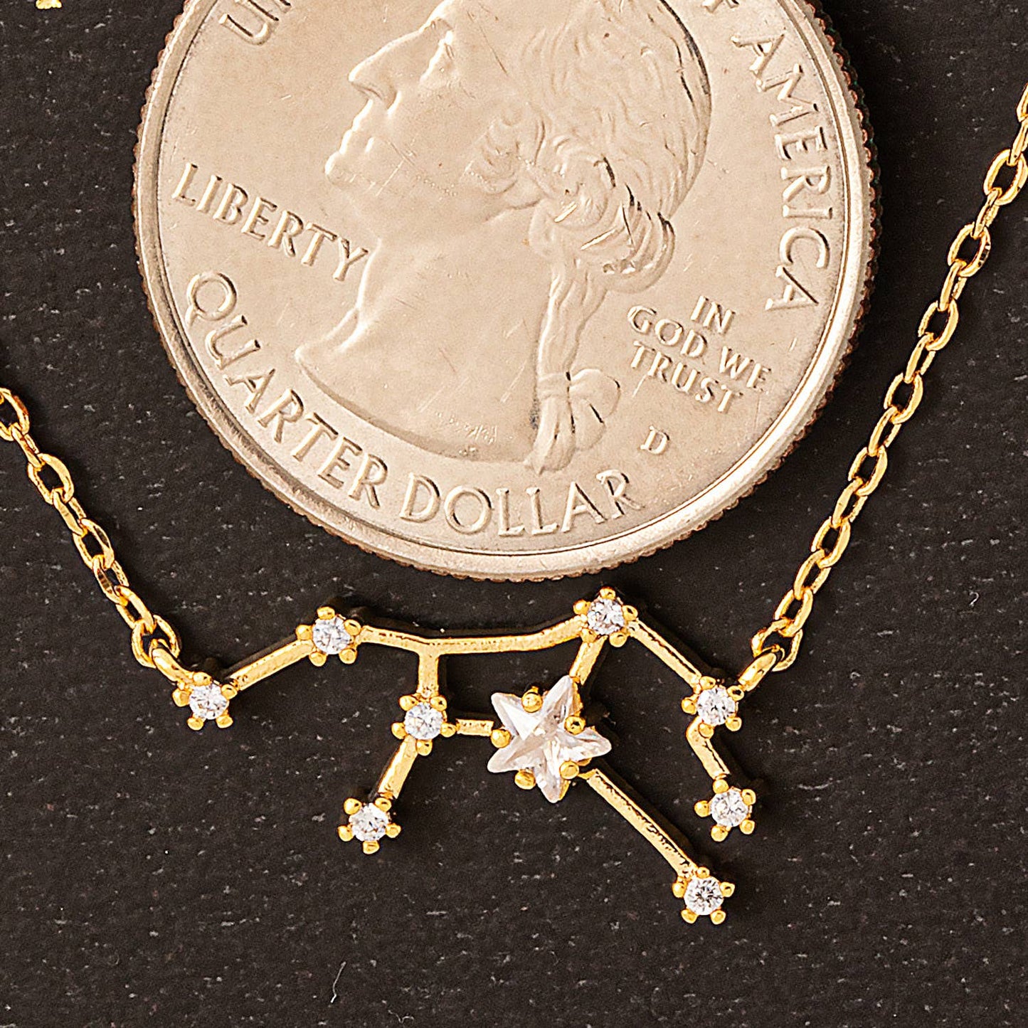Fame Accessories - Secret Box Virgo Constellation Necklace