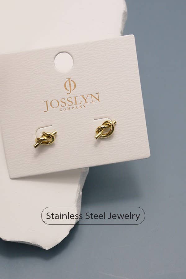 JOSSLYN by wall to wall - 18K STAINLESS STEEL WATERPROOF TARNISH FREE KNOT | 40E305
