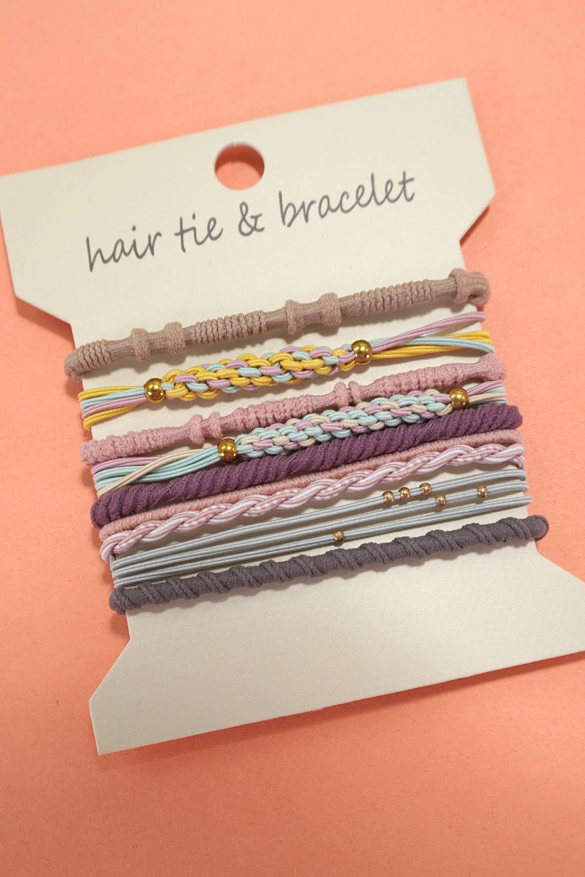 JOSSLYN by Wall to Wall - BOHO DUAL FUNCTION KNOT BRACELET HAIR TIES | 40BH103