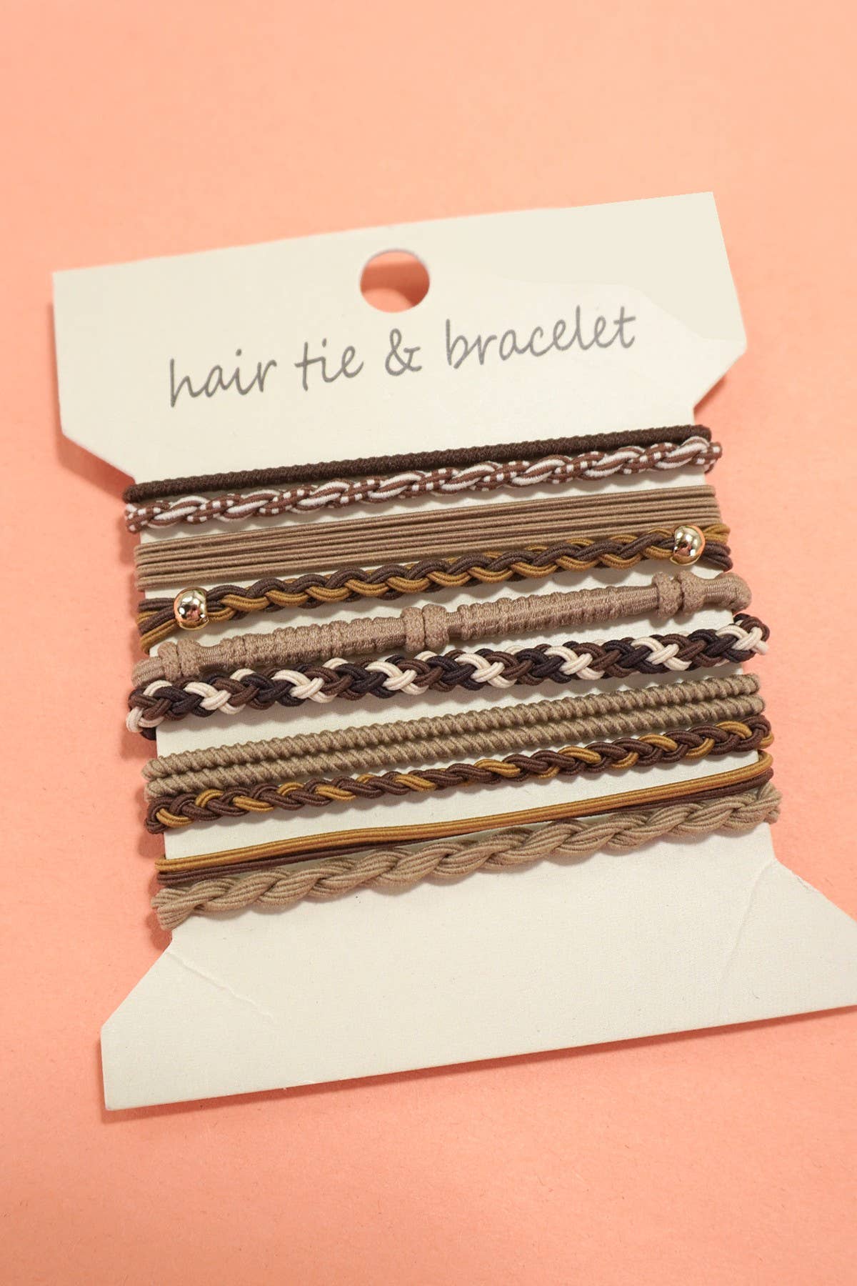 JOSSLYN by Wall to Wall - BOHO DUAL FUNCTION KNOT BRACELET HAIR TIES | 40BH103