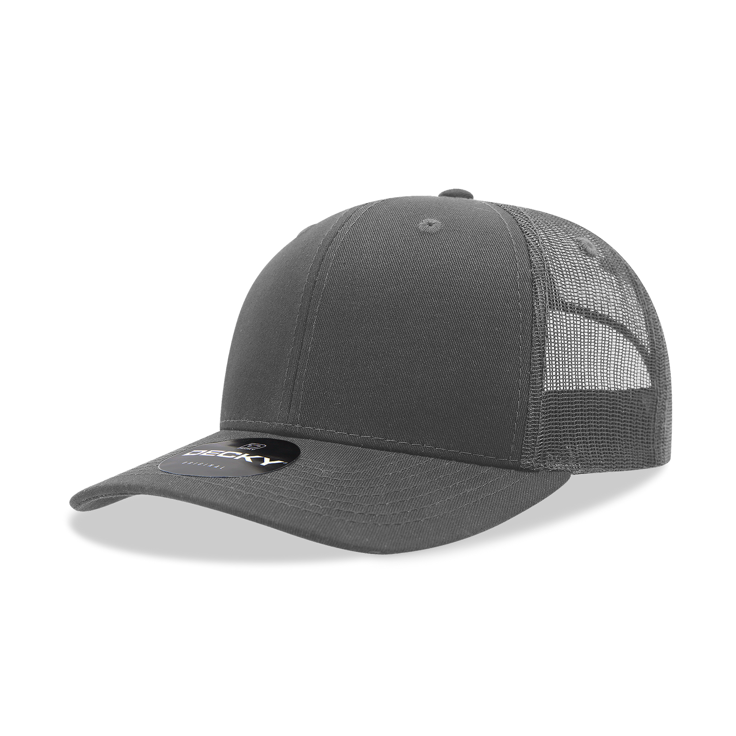 The Park Wholesale - Decky 6021 Classic Trucker Hat, Mid Pro Trucker, 6 Panel Cap