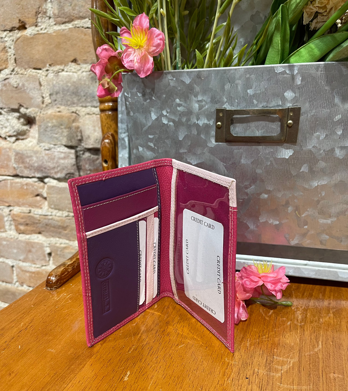 Citrus Card Wallet - Pink