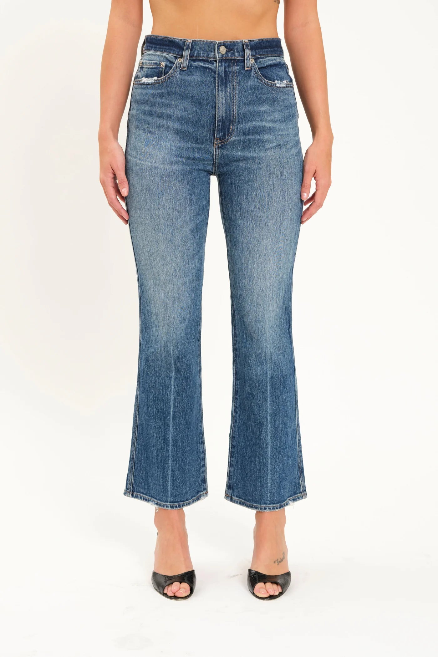 Soho Ankle Flare Jeans
