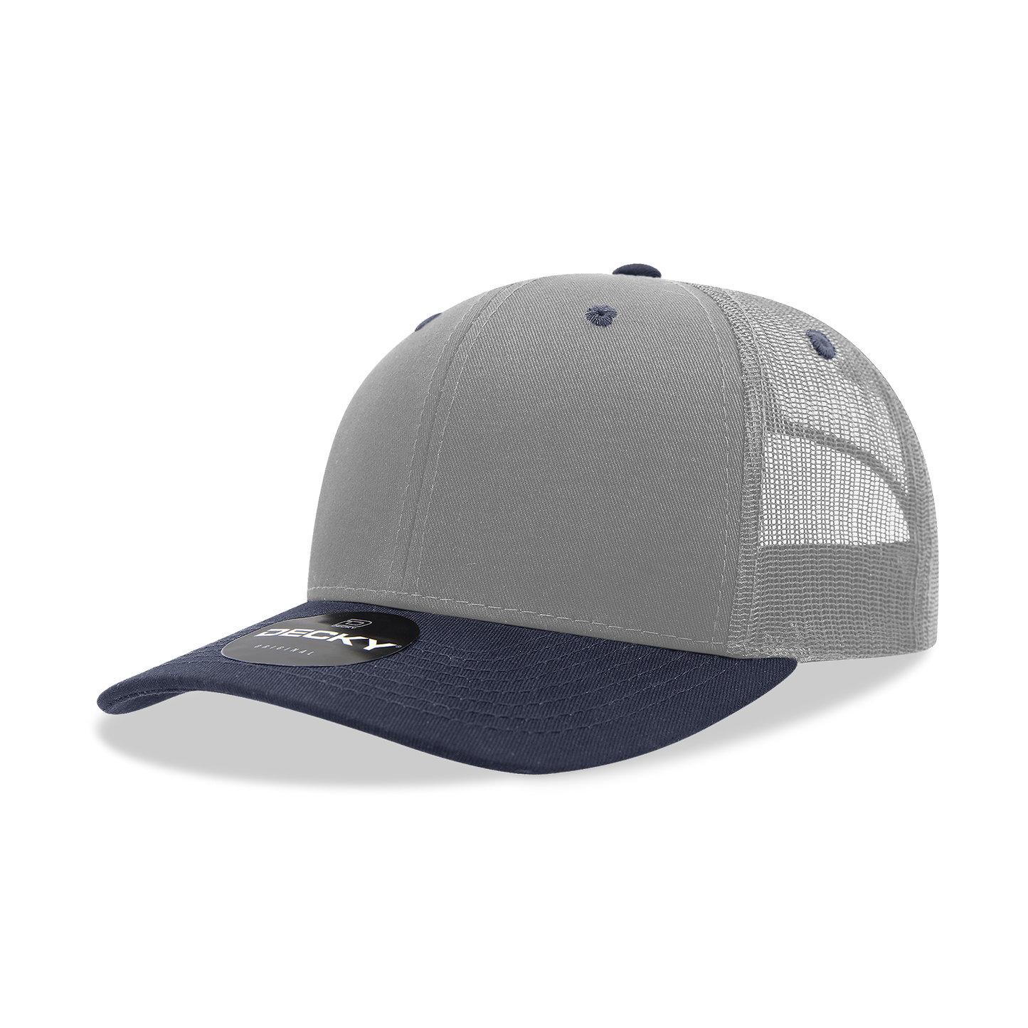 The Park Wholesale - Decky 6021 Classic Trucker Hat, Mid Pro Trucker, 6 Panel Cap