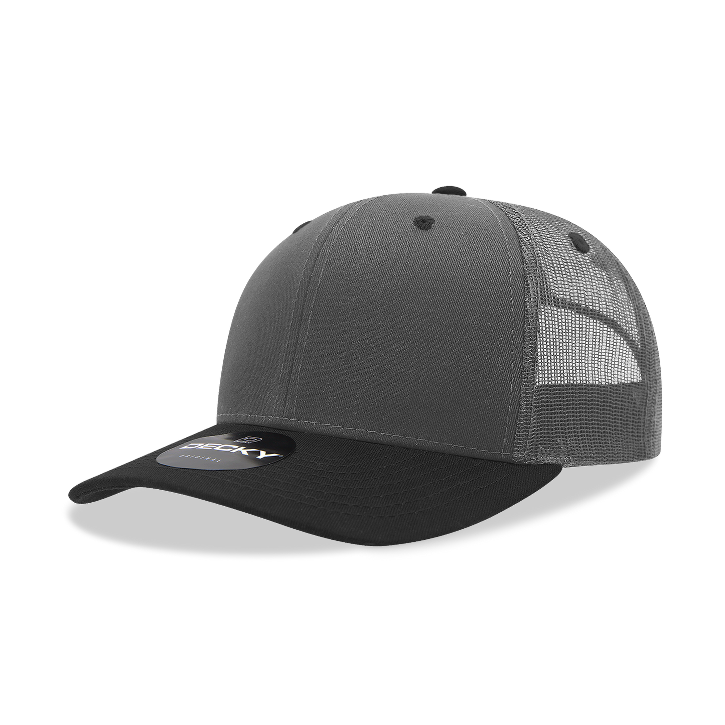 The Park Wholesale - Decky 6021 Classic Trucker Hat, Mid Pro Trucker, 6 Panel Cap