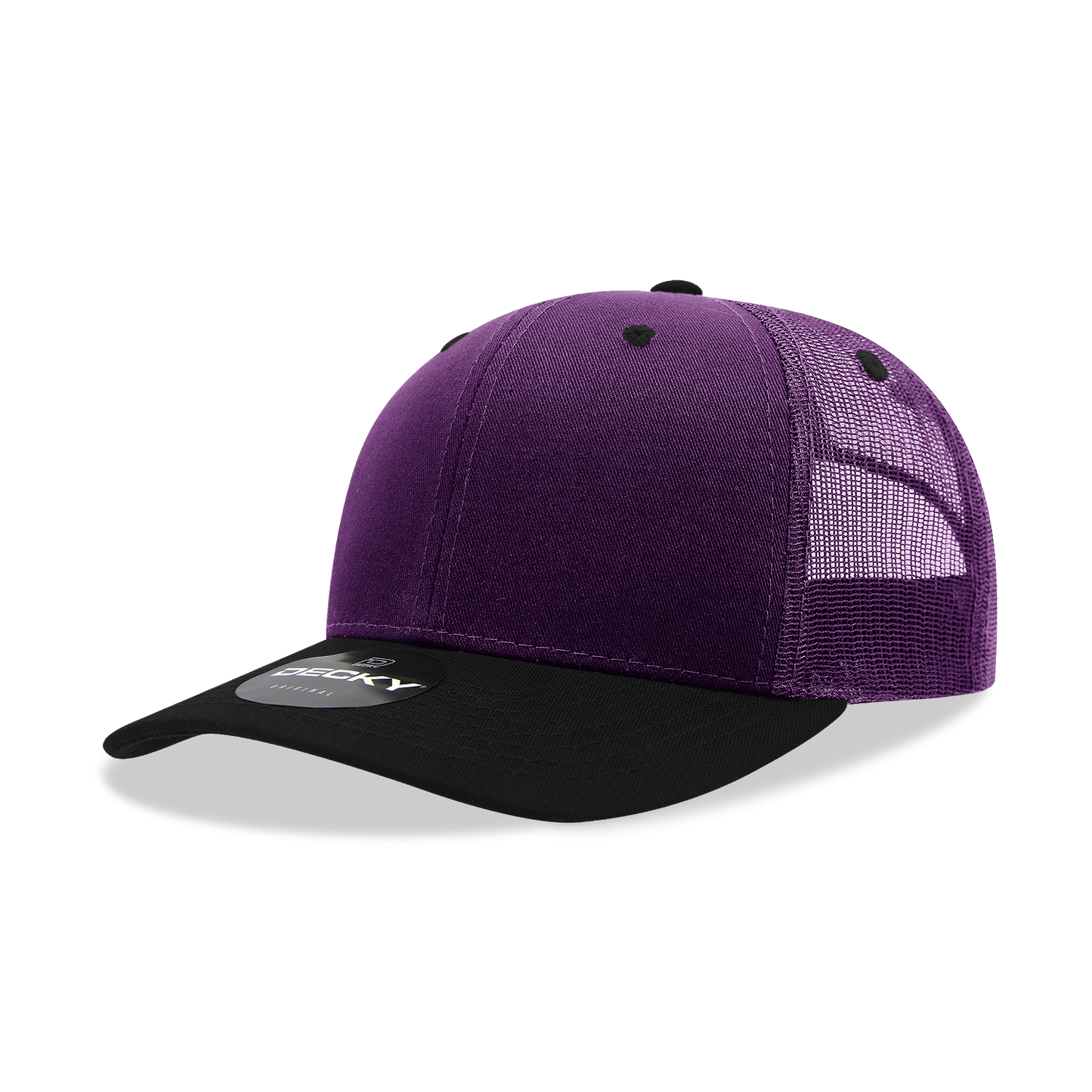The Park Wholesale - Decky 6021 Classic Trucker Hat, Mid Pro Trucker, 6 Panel Cap