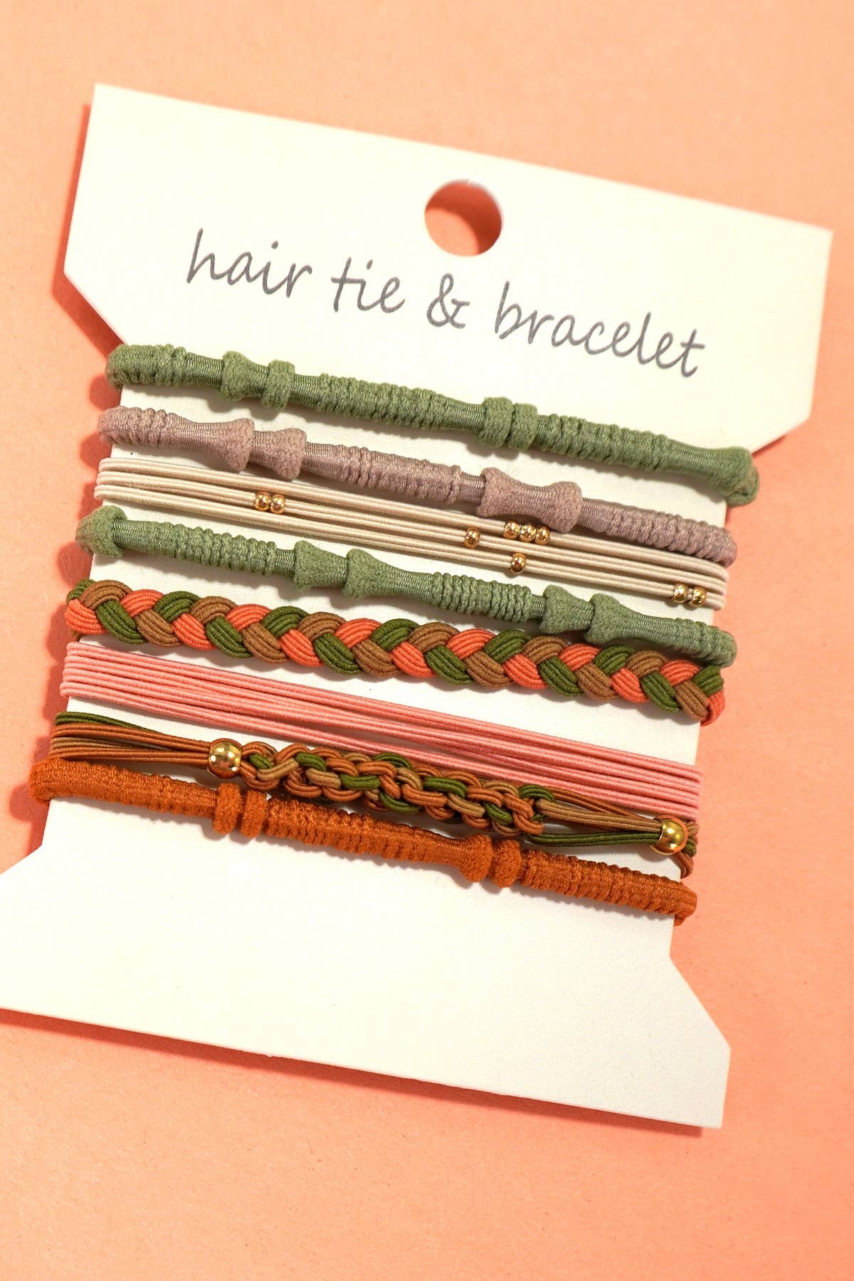 JOSSLYN by Wall to Wall - BOHO DUAL FUNCTION KNOT BRACELET HAIR TIES | 40BH103