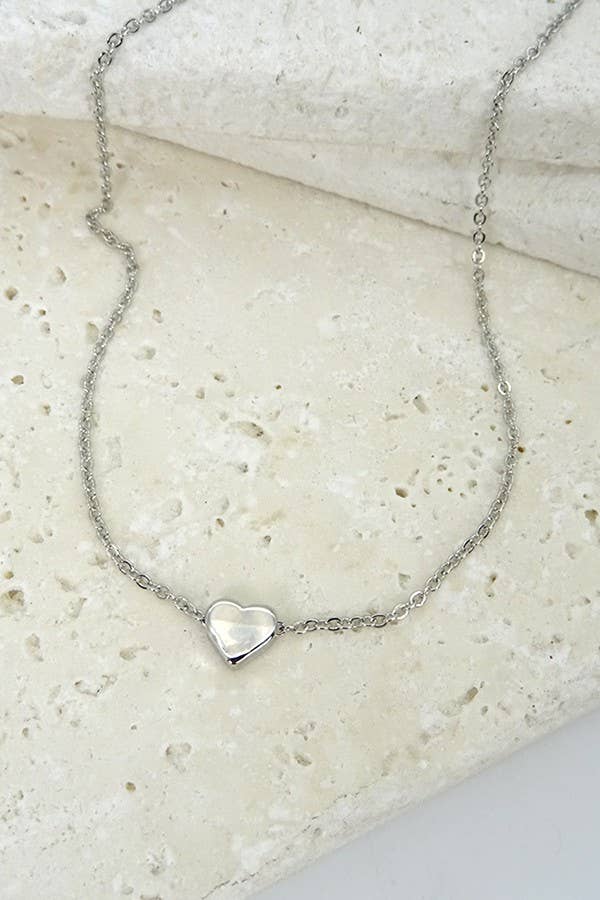 JOSSLYN by wall to wall - CLASSIC MINI HEART NECKLACE | 47N15737-HEART