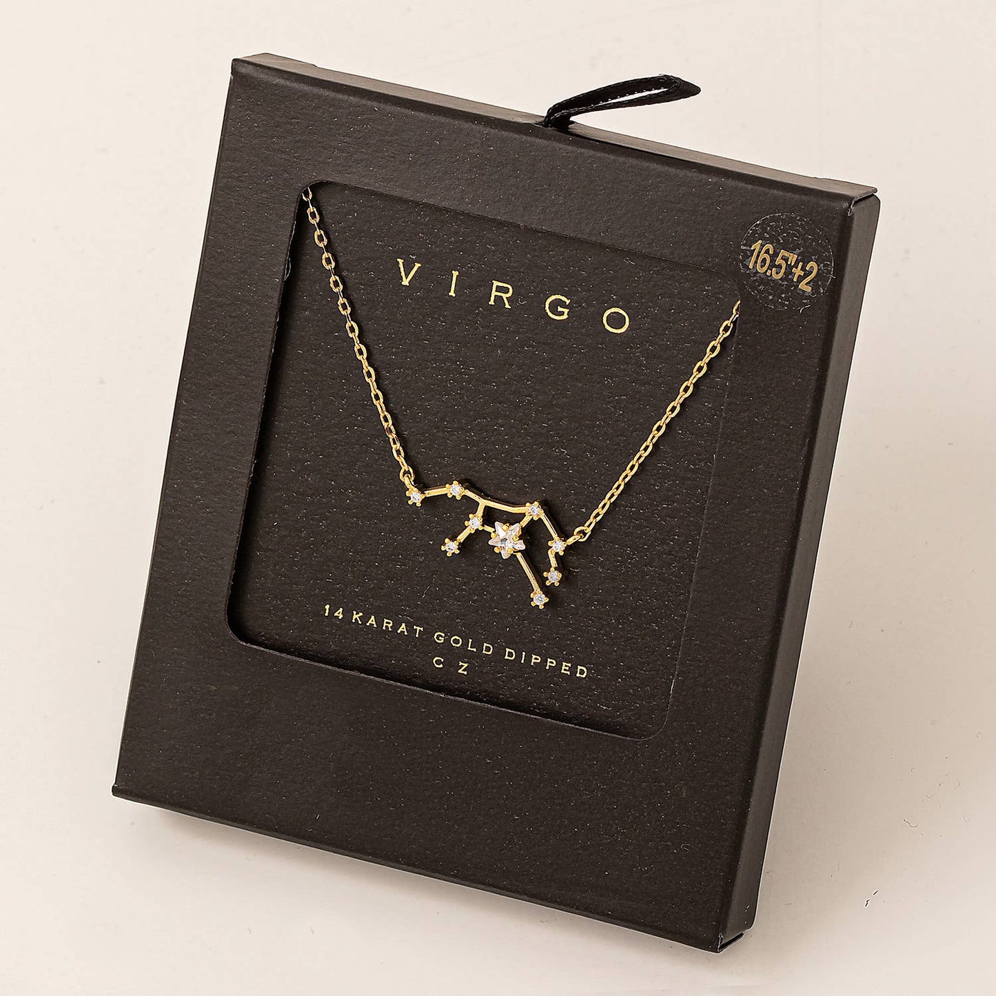 Fame Accessories - Secret Box Virgo Constellation Necklace