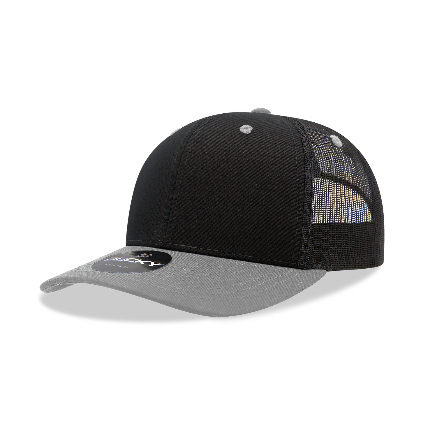The Park Wholesale - Decky 6021 Classic Trucker Hat, Mid Pro Trucker, 6 Panel Cap