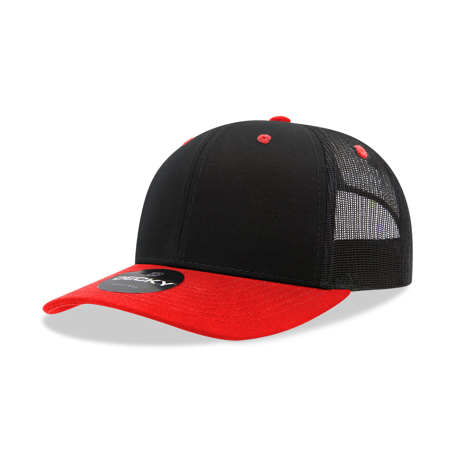 The Park Wholesale - Decky 6021 Classic Trucker Hat, Mid Pro Trucker, 6 Panel Cap