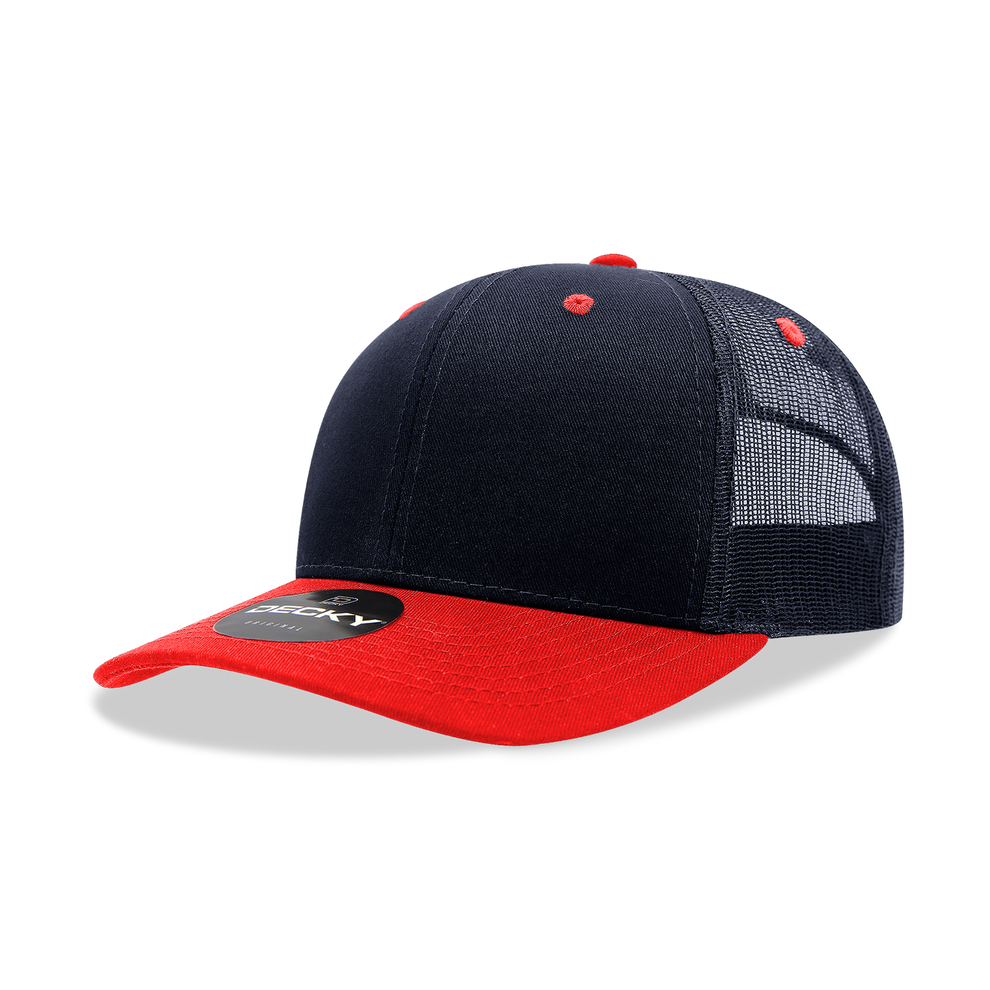 The Park Wholesale - Decky 6021 Classic Trucker Hat, Mid Pro Trucker, 6 Panel Cap