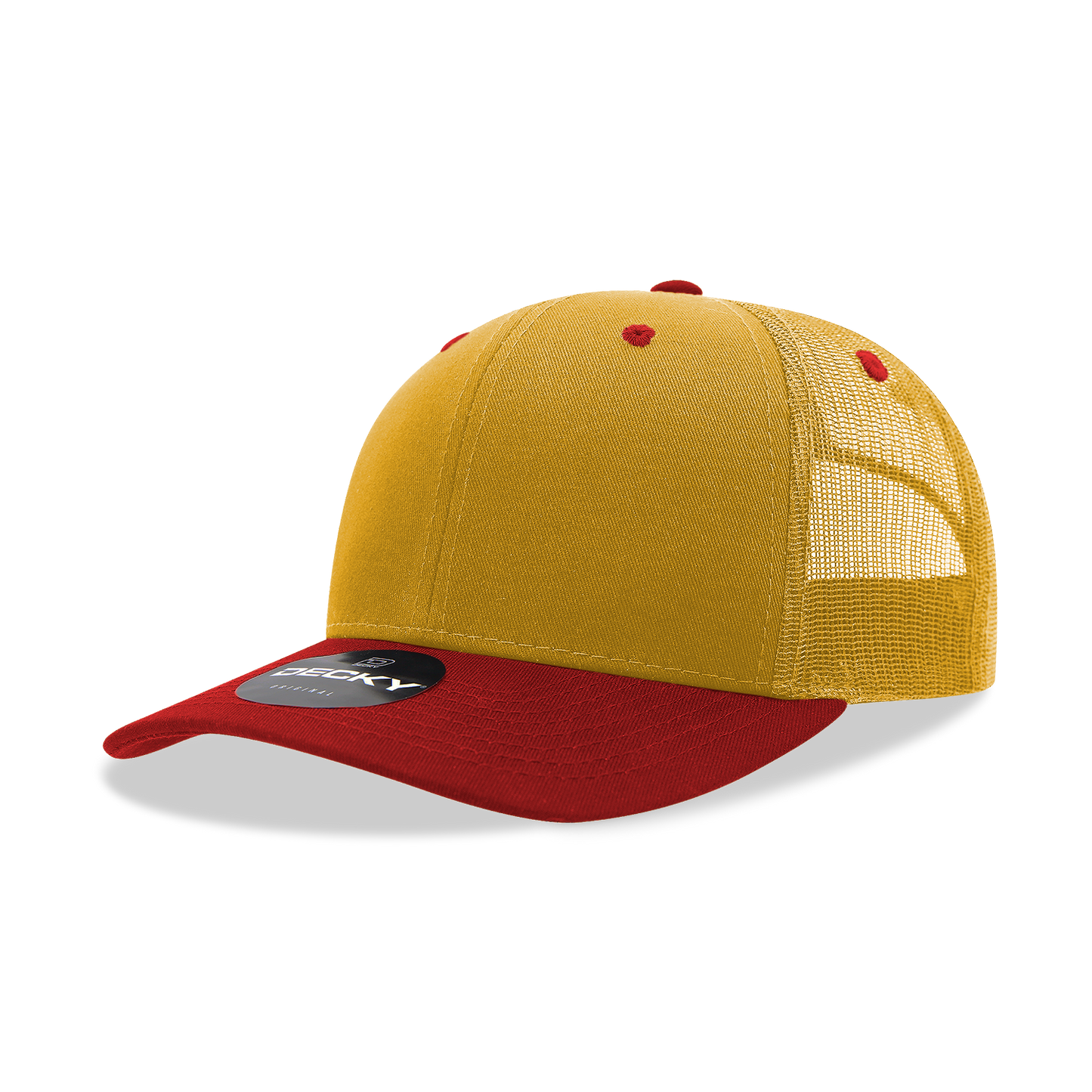 The Park Wholesale - Decky 6021 Classic Trucker Hat, Mid Pro Trucker, 6 Panel Cap