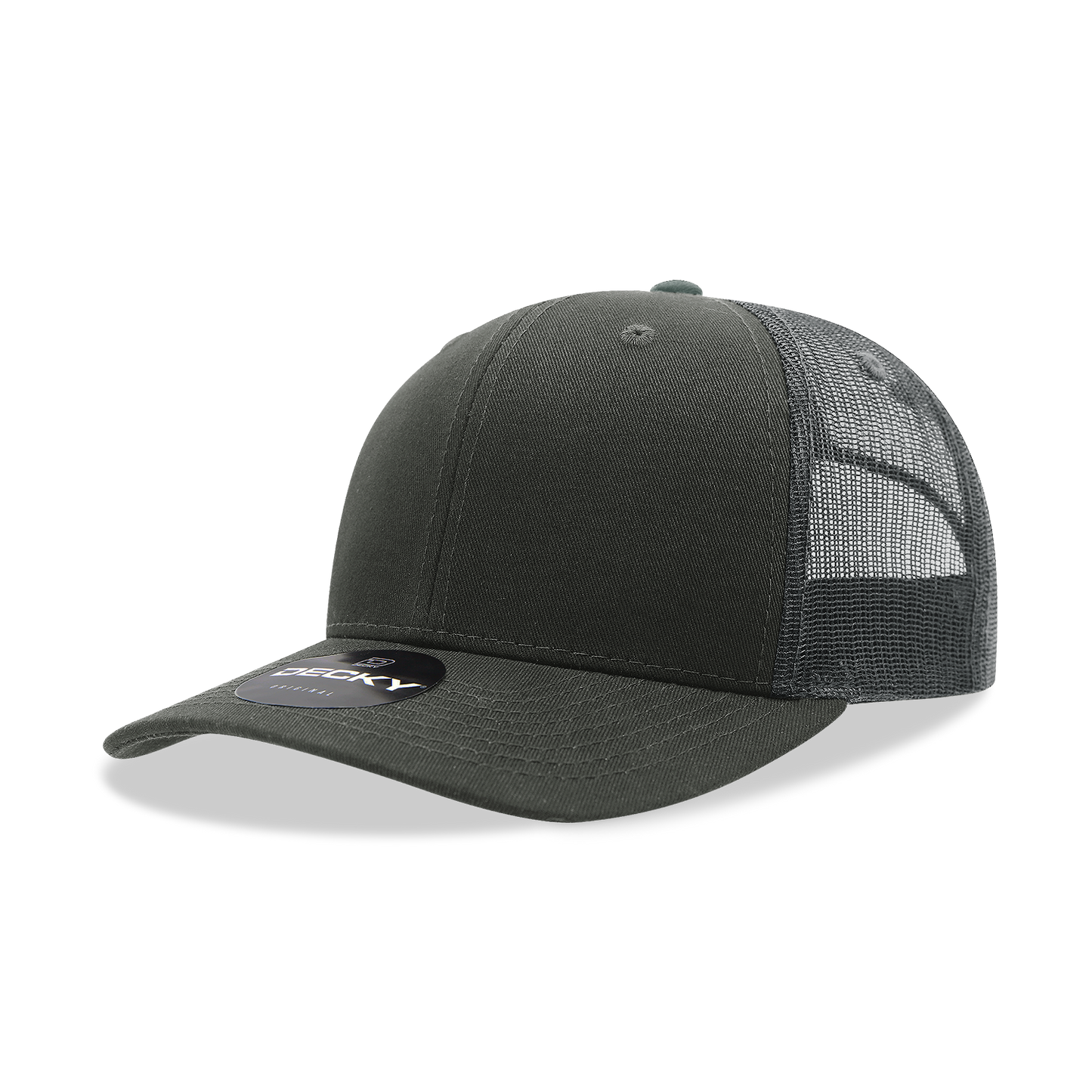 The Park Wholesale - Decky 6021 Classic Trucker Hat, Mid Pro Trucker, 6 Panel Cap