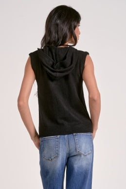 Sleeveless Zip Hoodie