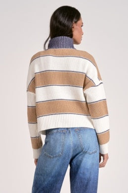 Camel Stripe Sweater