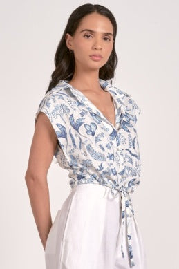 Blue Porcelain Top