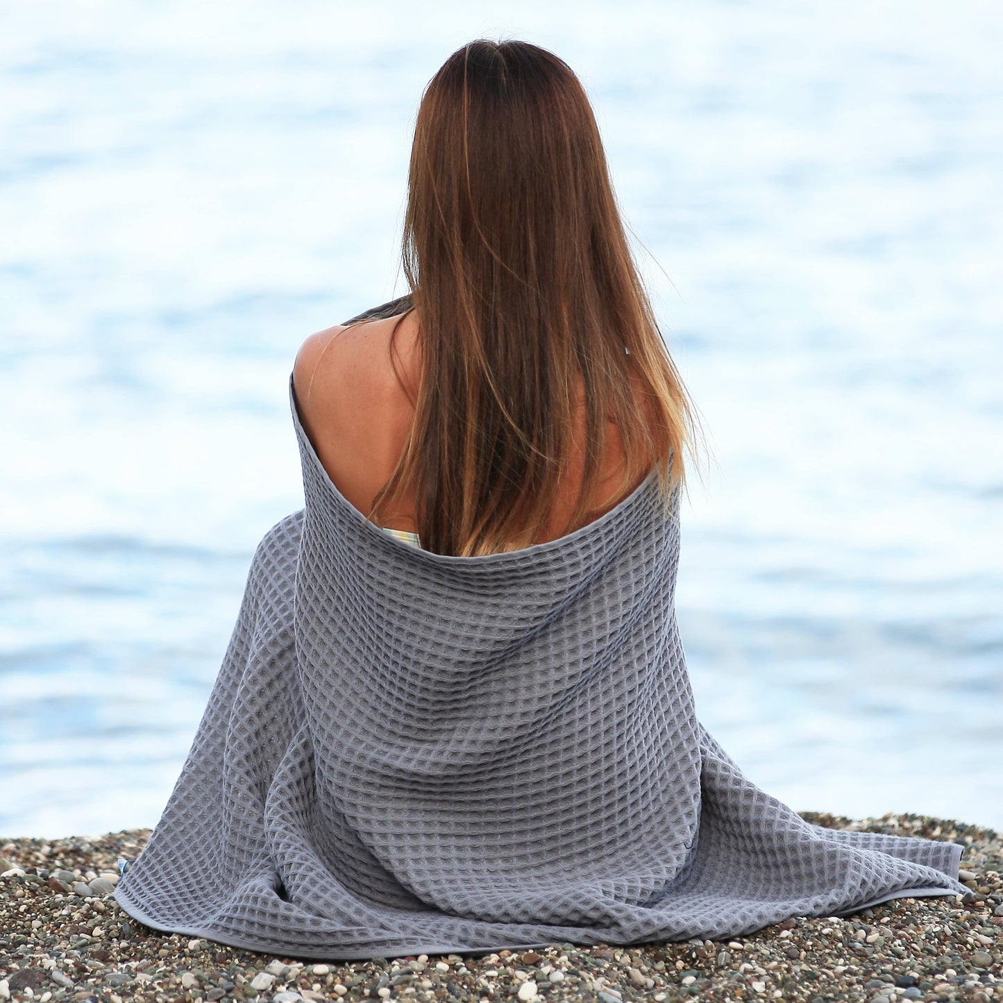 East'N Blue - Lycia Turkish Cotton Waffle Bath Towel