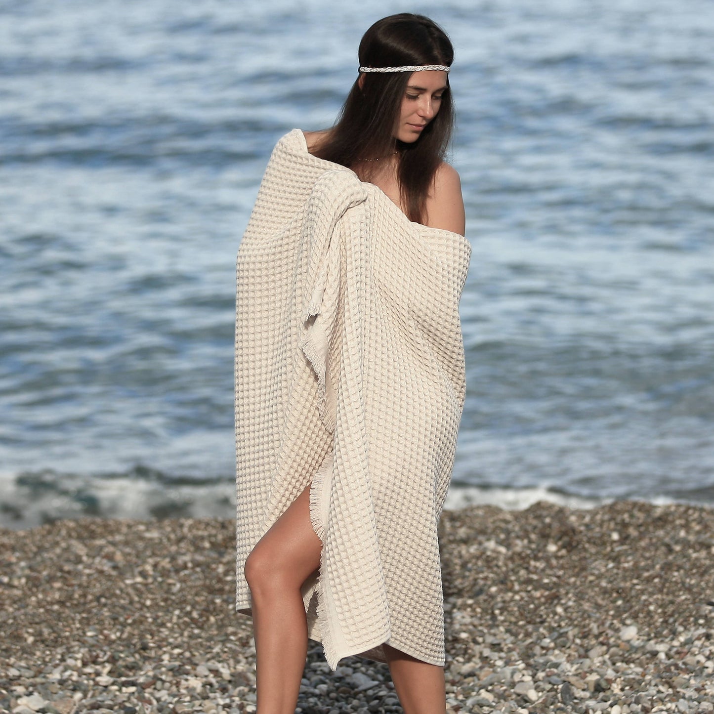 East'N Blue - Lycia Turkish Cotton Waffle Bath Towel