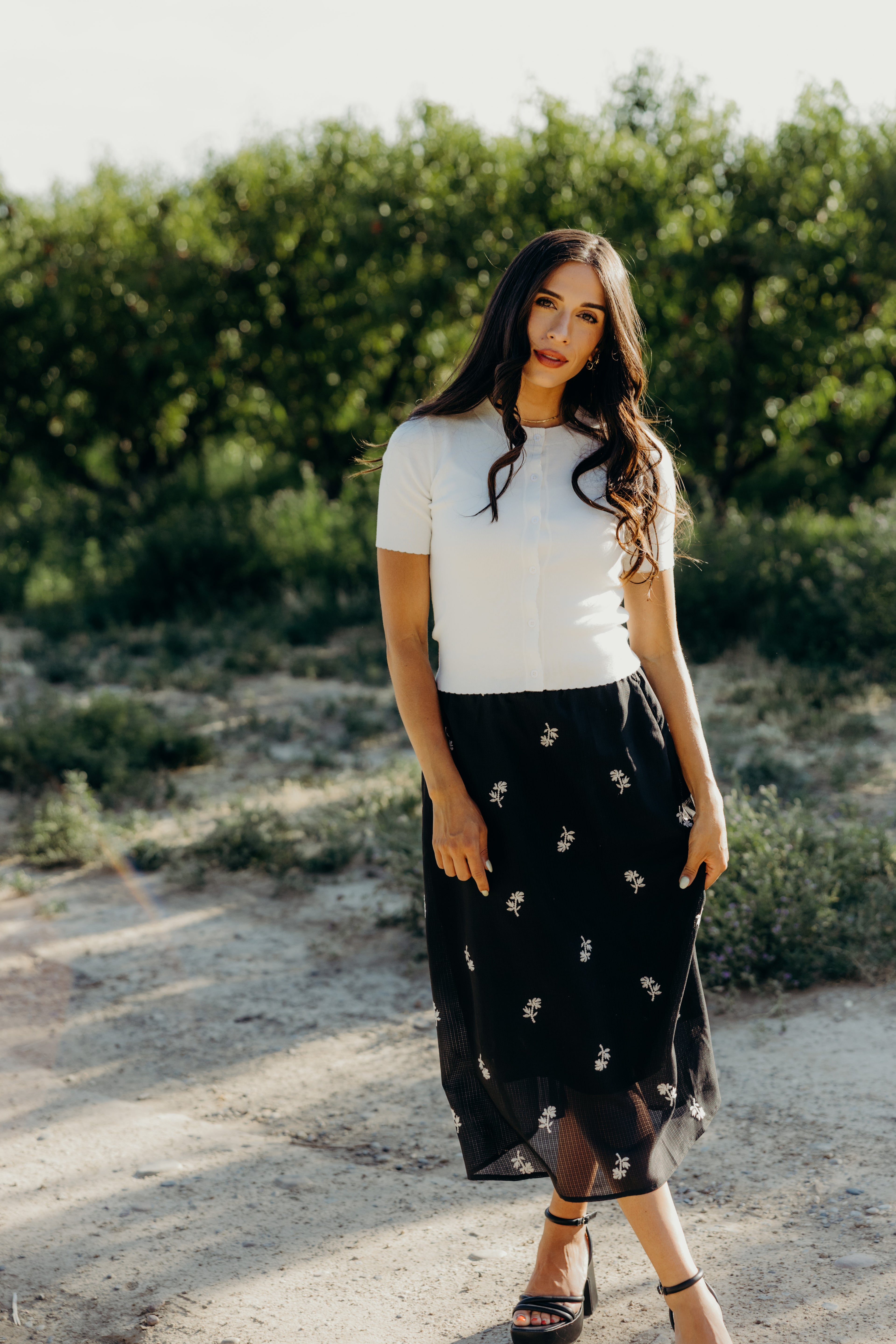 Tulip Tiered Maxi Skirt