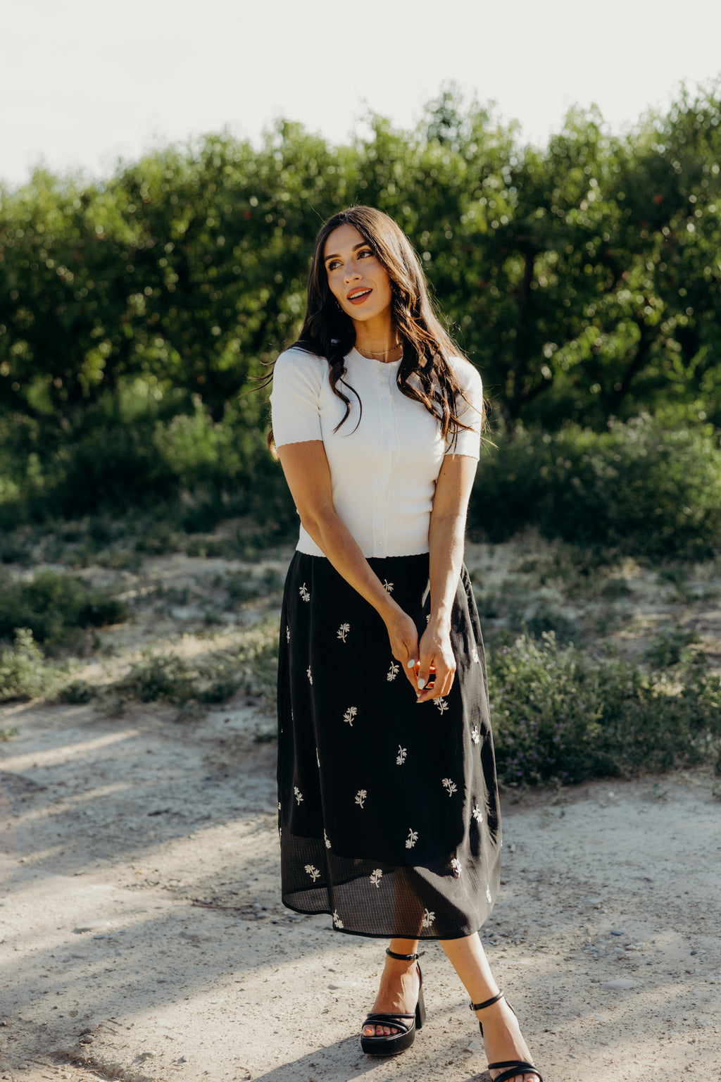 Tulip Tiered Maxi Skirt