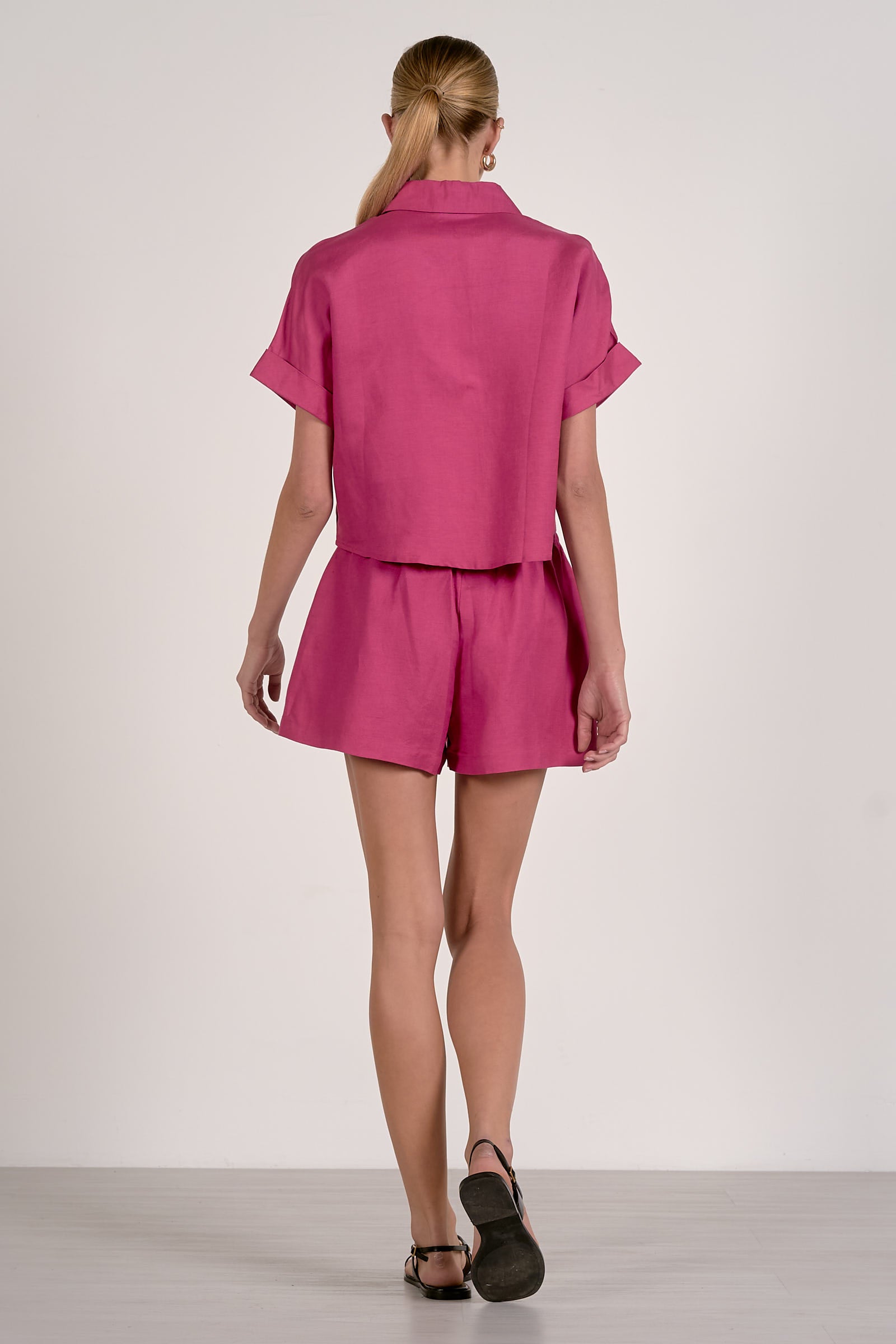 Fuchsia Dress Shorts