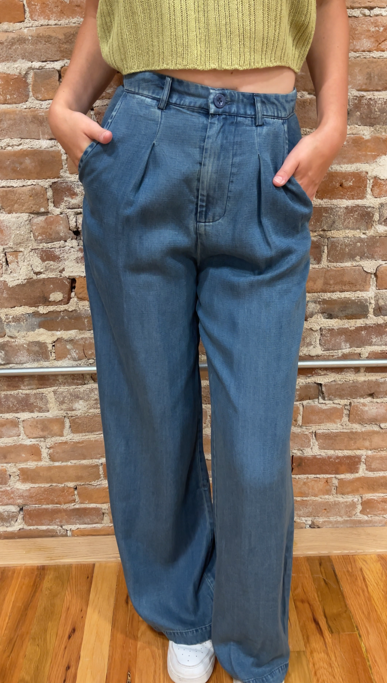 Chambray Pants