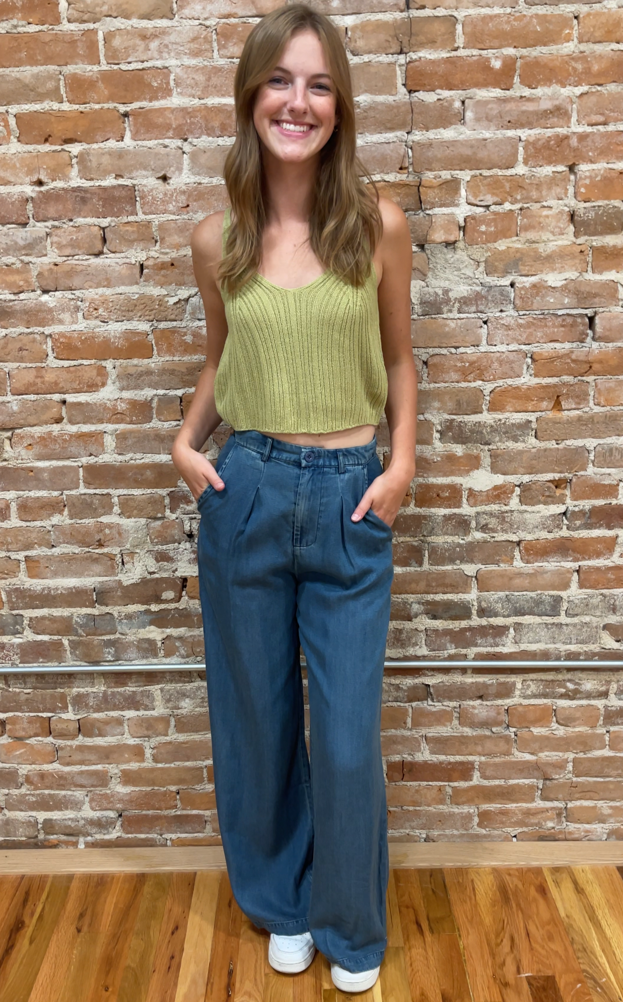 Chambray Pants