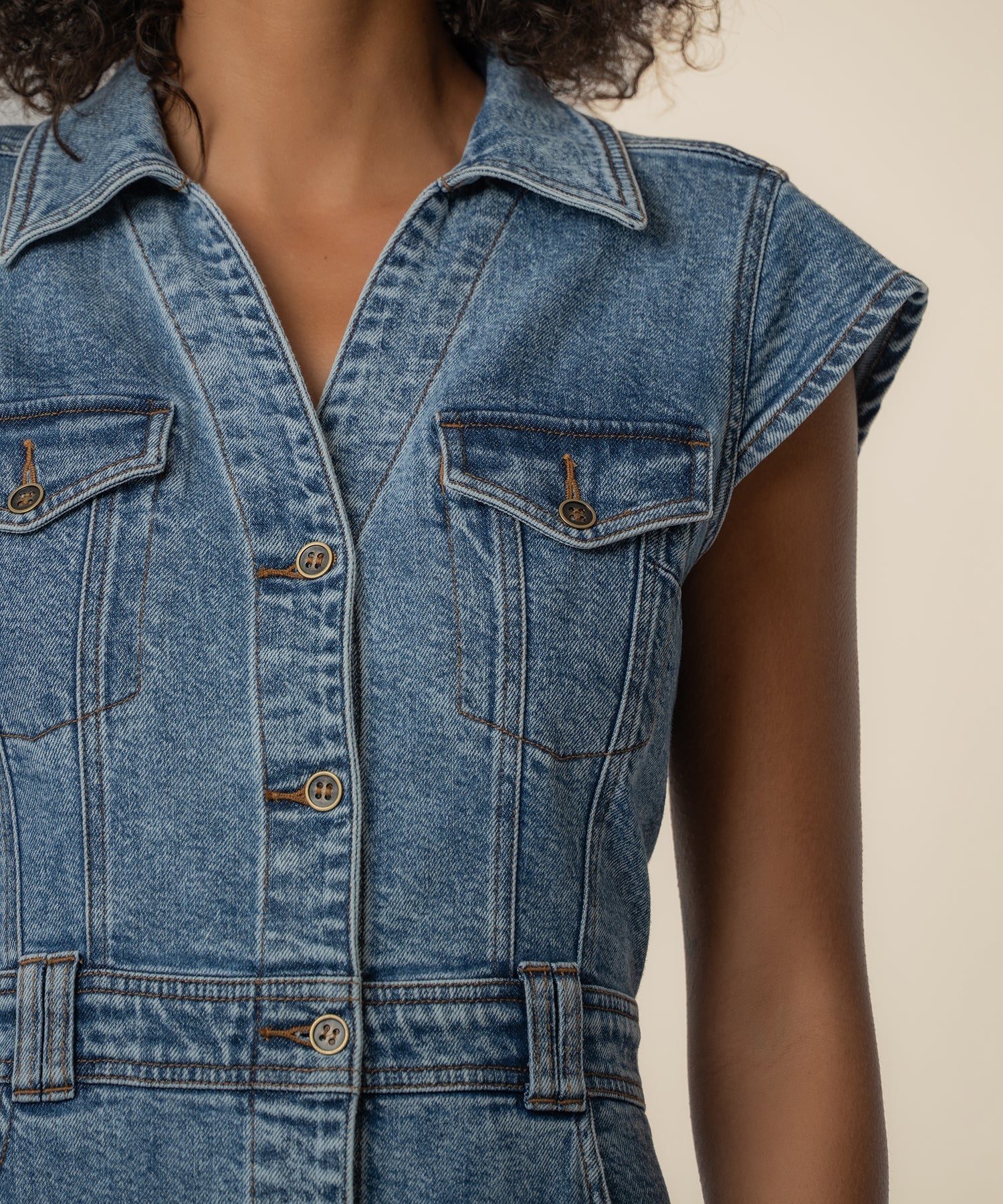 KUT Ruth Denim Dress