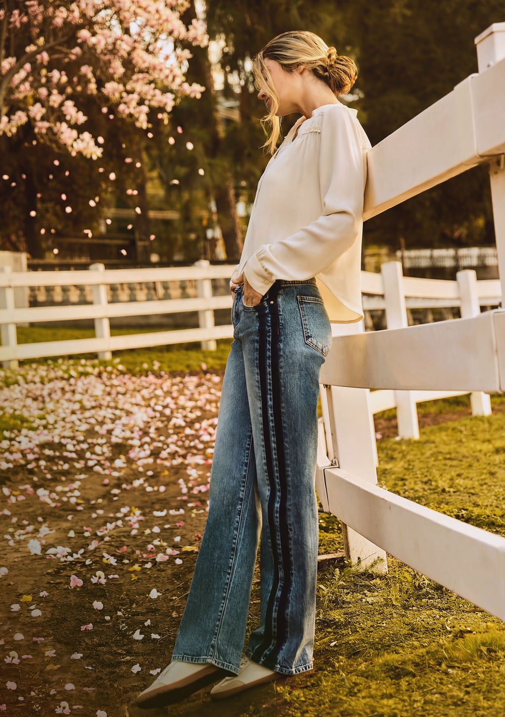 Sienna Straight Leg Stripes