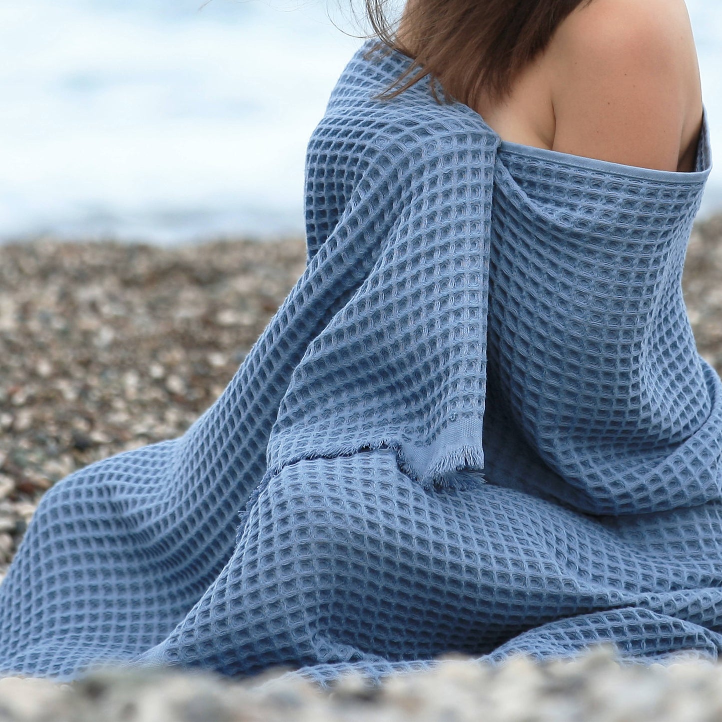 East'N Blue - Lycia Turkish Cotton Waffle Bath Towel