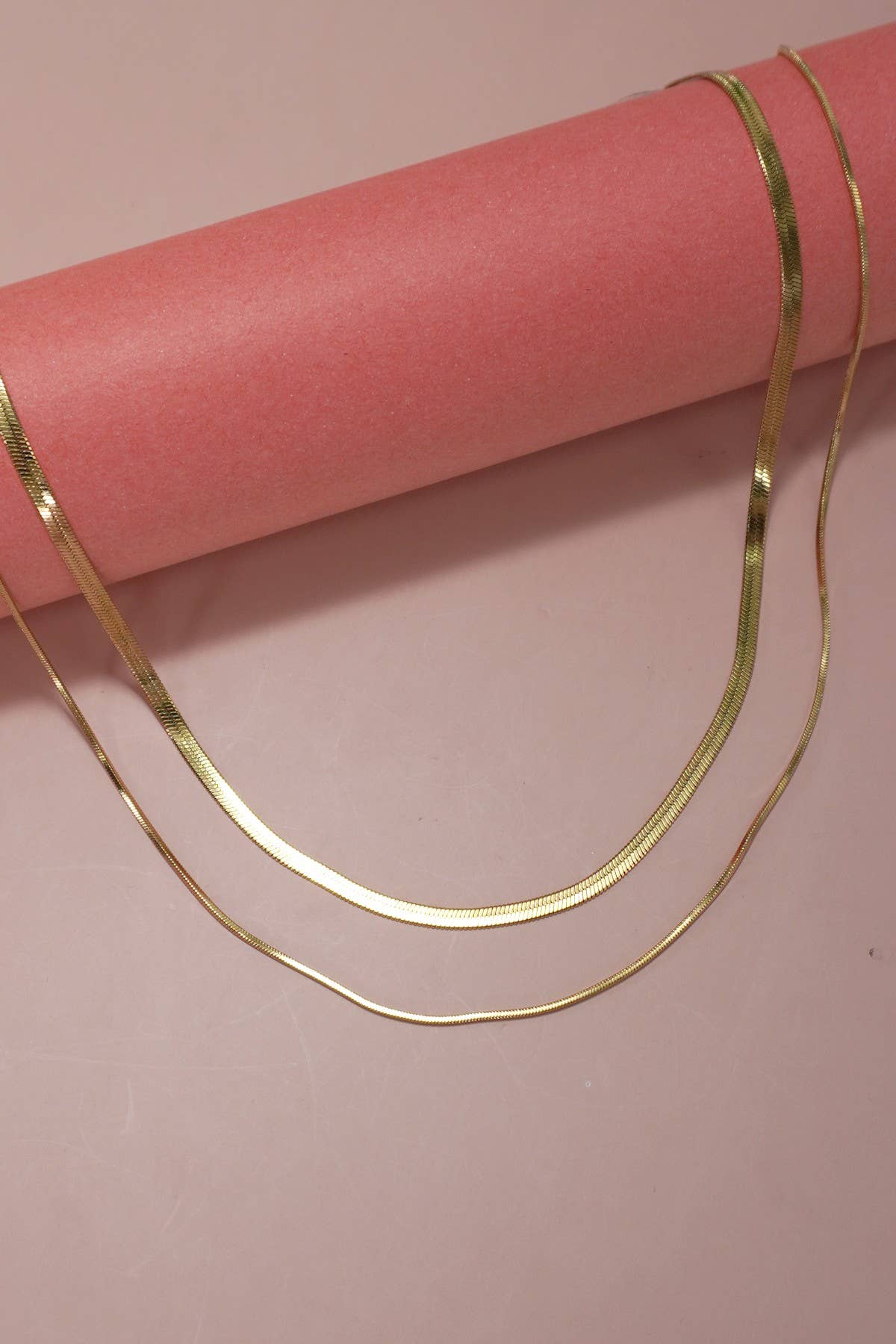 JOSSLYN by wall to wall - STAINLESS STEEL TARNISH FREE  MULTI LAYER NECKLACE | 40NK315