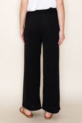 Solid Wide Leg Pants