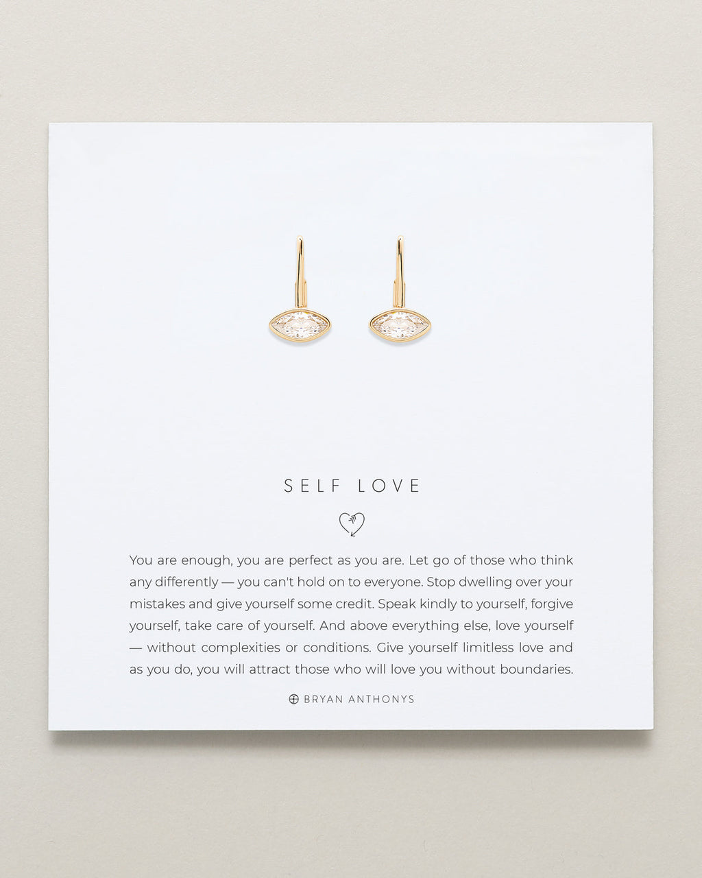 Self Love Marquise Drop Earrings