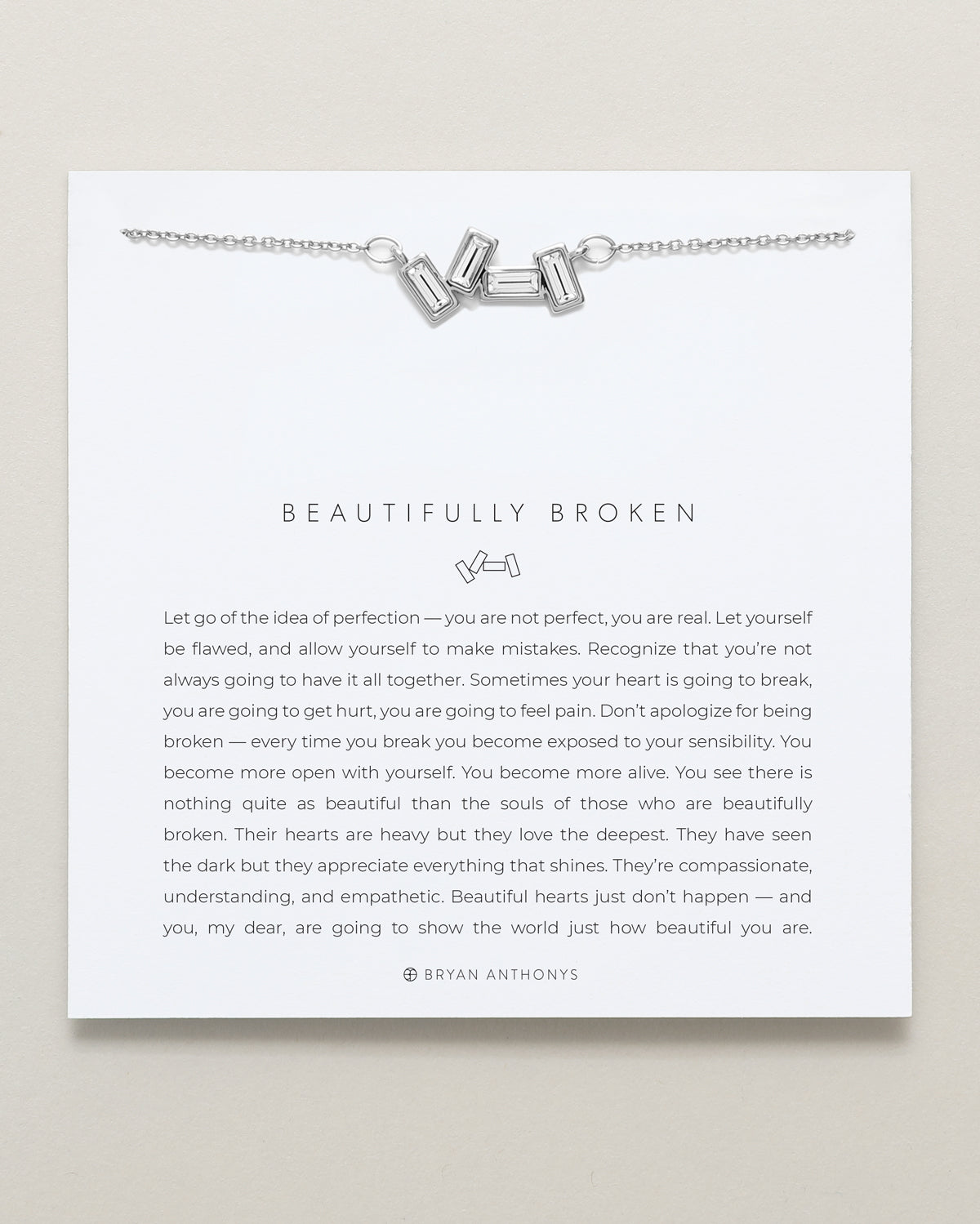 Beautifully Broken & Grit Layered Necklace Set