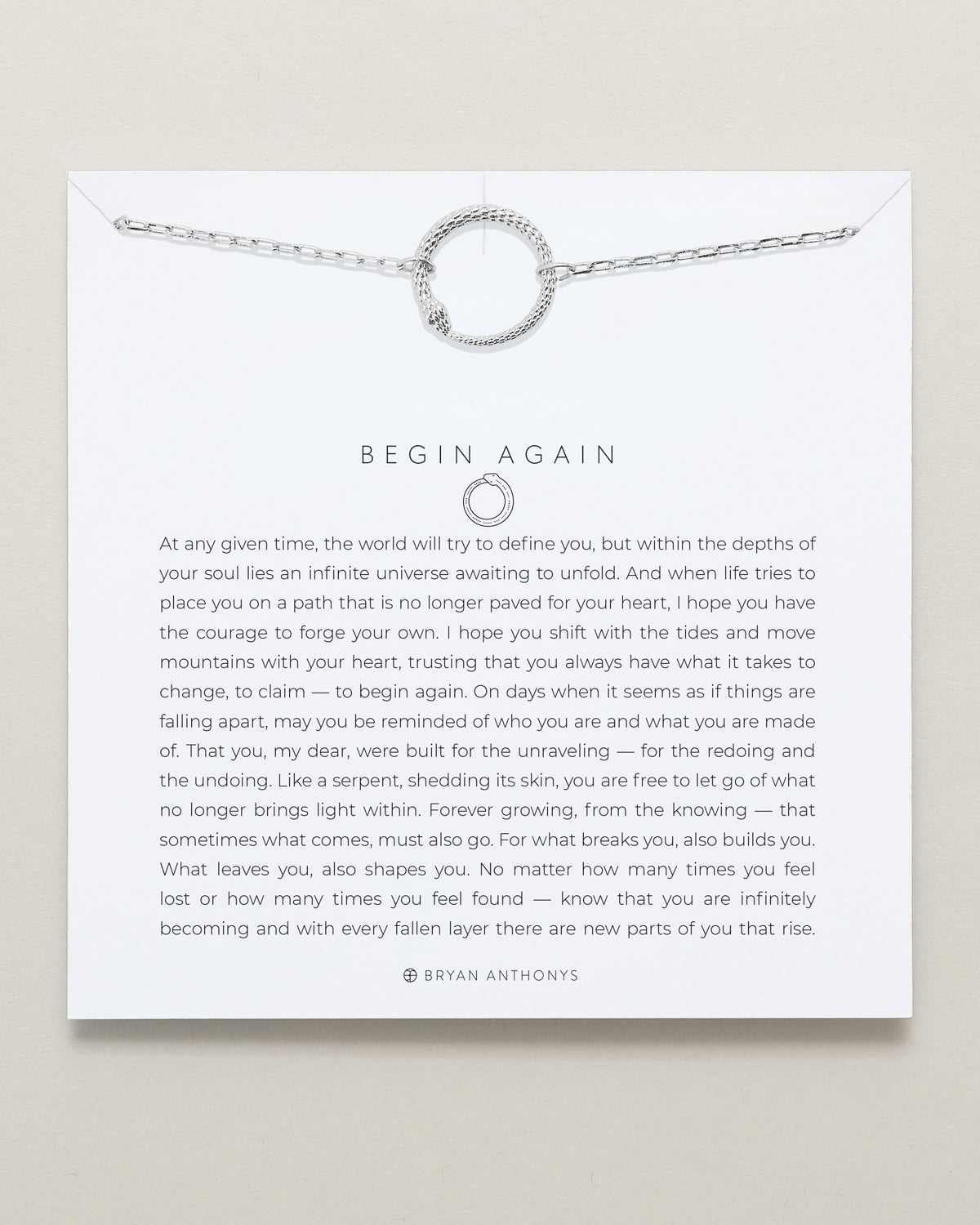 Begin Again Icon Necklace