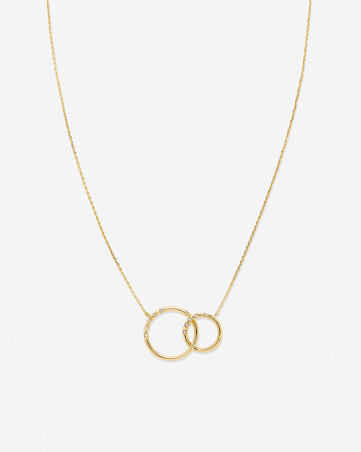 Family Interlocking Circles Necklace