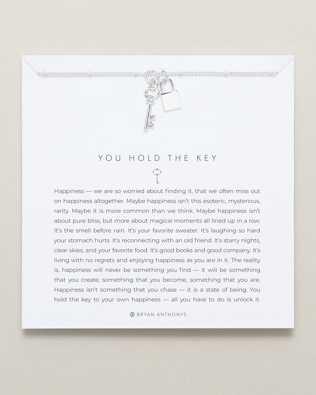 You Hold The Key Necklace