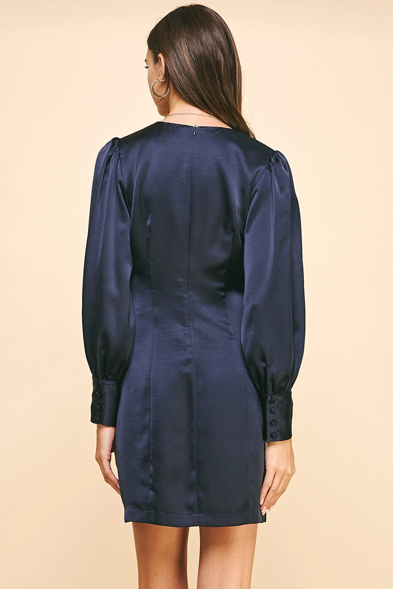 Satin Mini Dress
