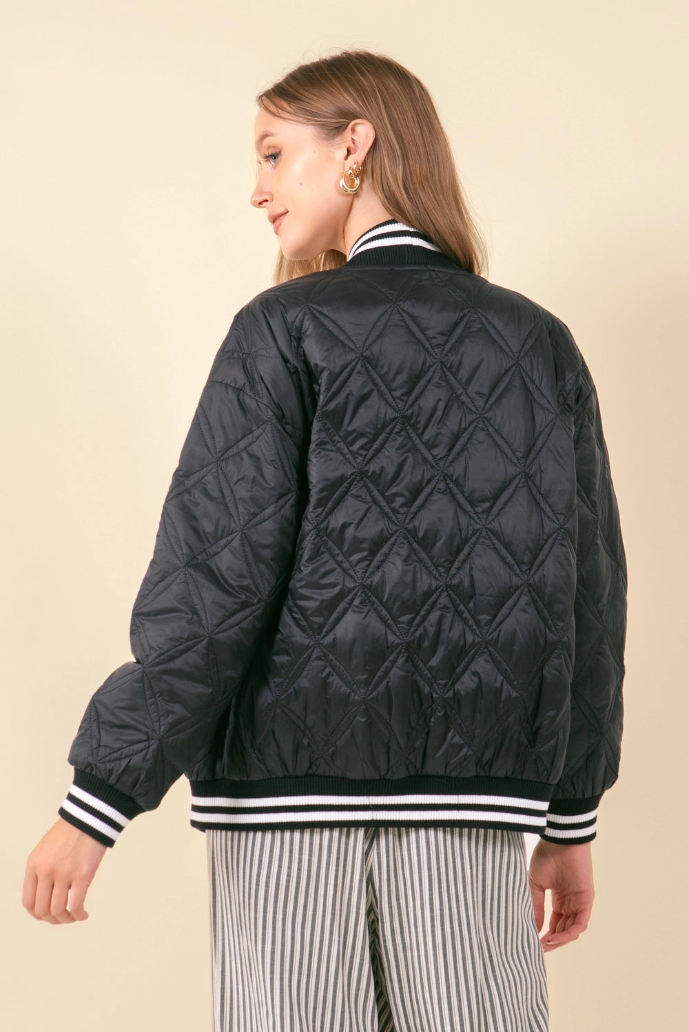 Quilted Cardigan