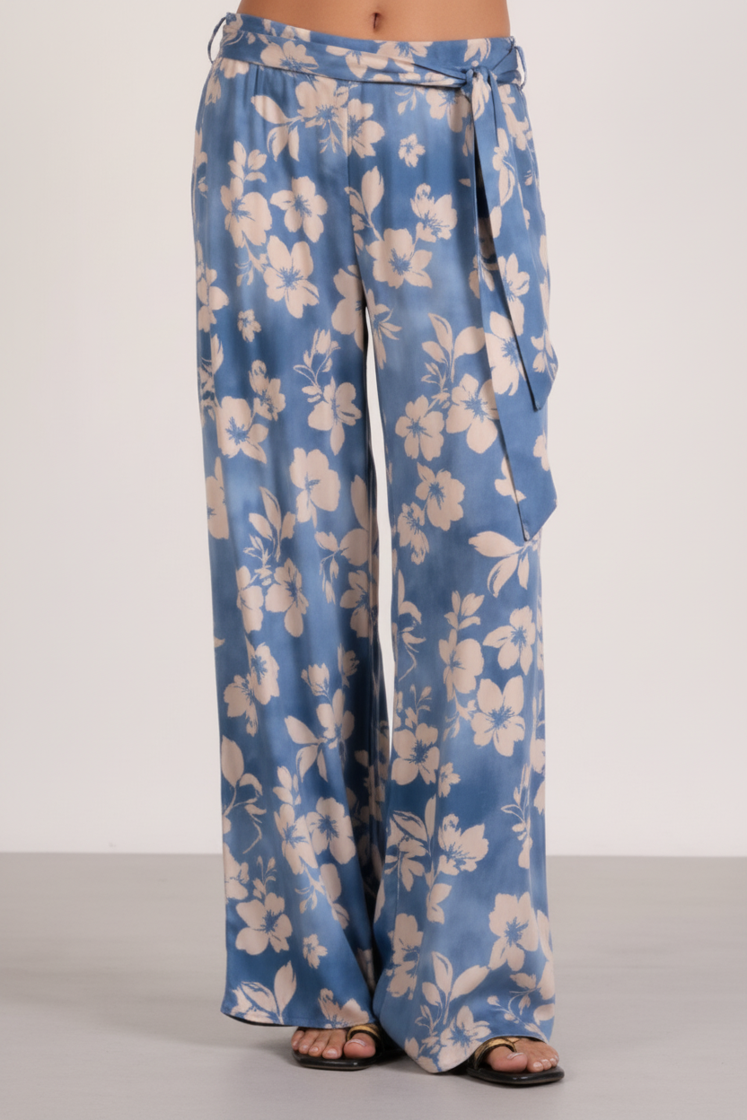 Blue Blossom Pants