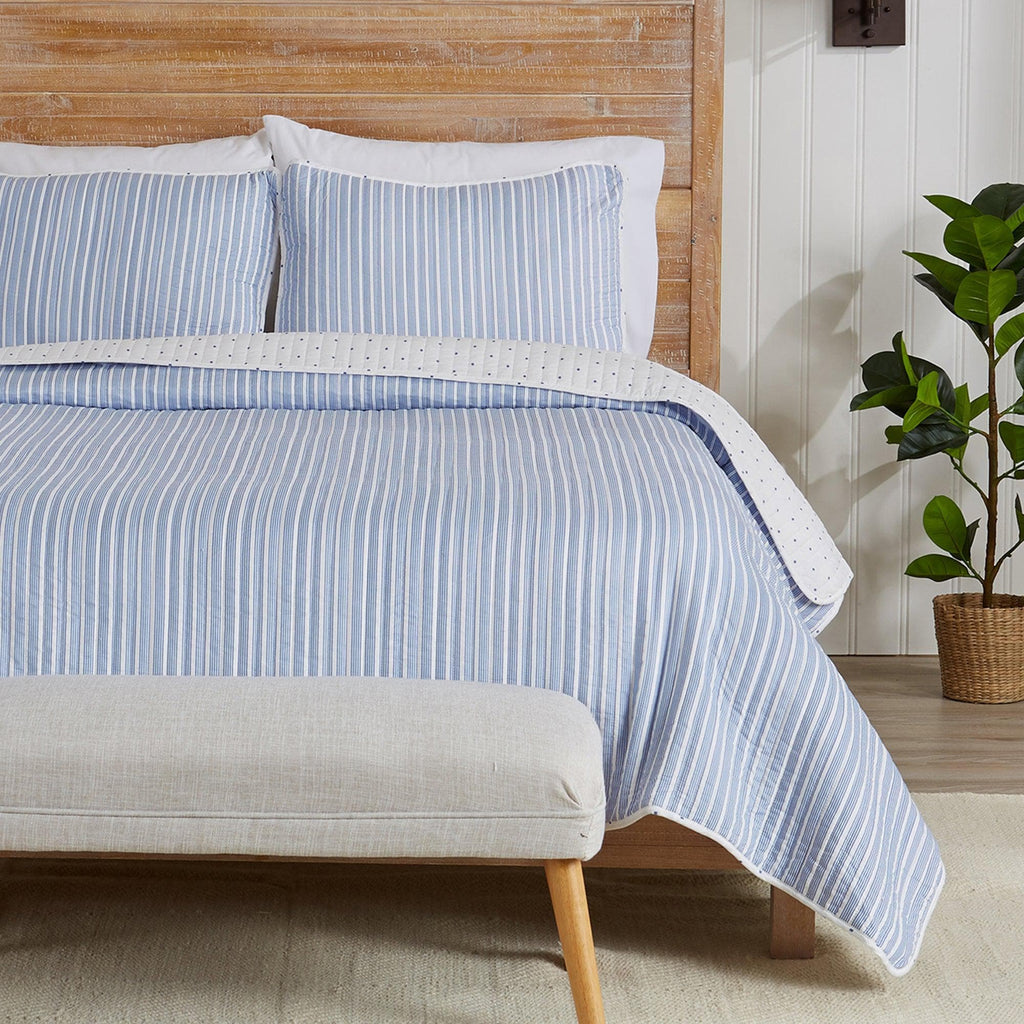 3-Piece Stripe Quilt - Marcie Collection